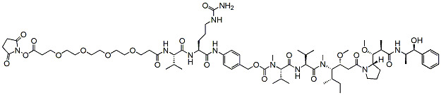 NHS Ester-PEG4-Val-Cit-PAB-MMAE