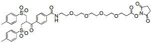 Bis-Sulfone-PEG4-NHS Ester
