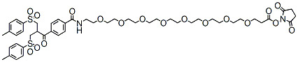 Bis-Sulfone-PEG8-NHS Ester