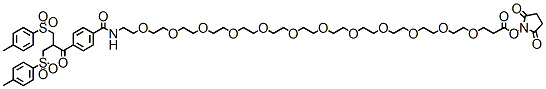 Bis-Sulfone-PEG12-NHS Ester