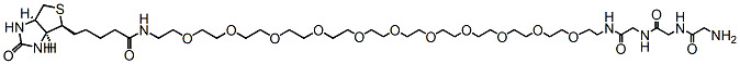 Biotin-PEG11-Gly-Gly-Gly-Amine