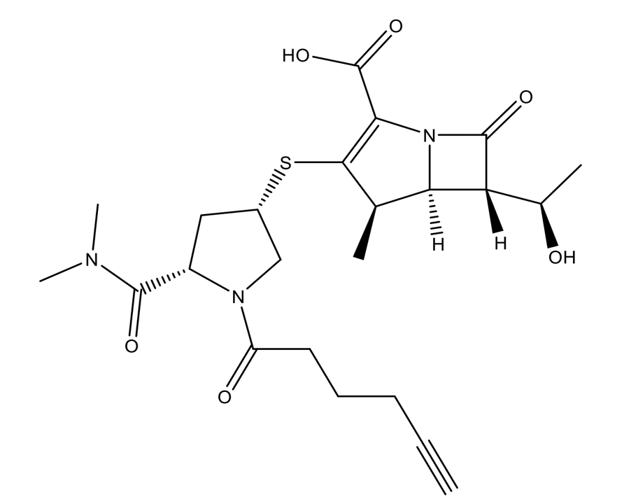 Hexynoyl meropenem