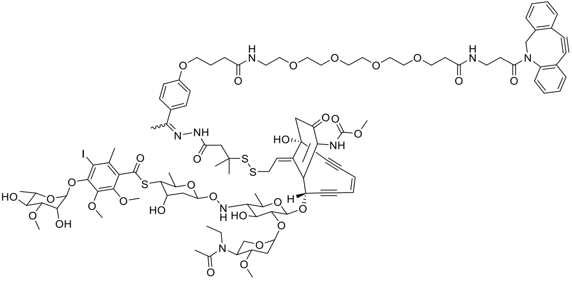 DBCO-PEG4-AcBu-Calicheamicin