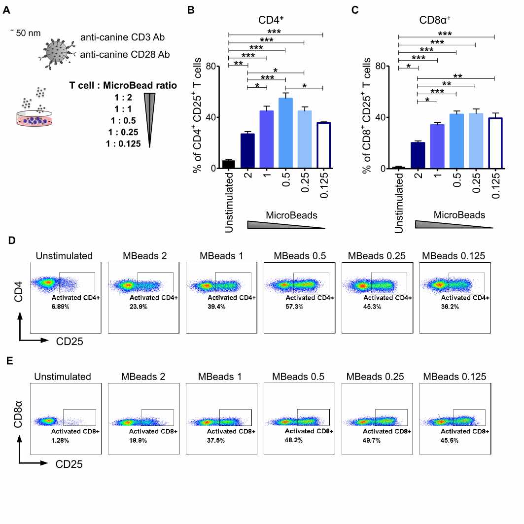 Influence on the expression of CD25 in canine T lymphocyte. (Szopa, et al., 2021) (OA Literature)
