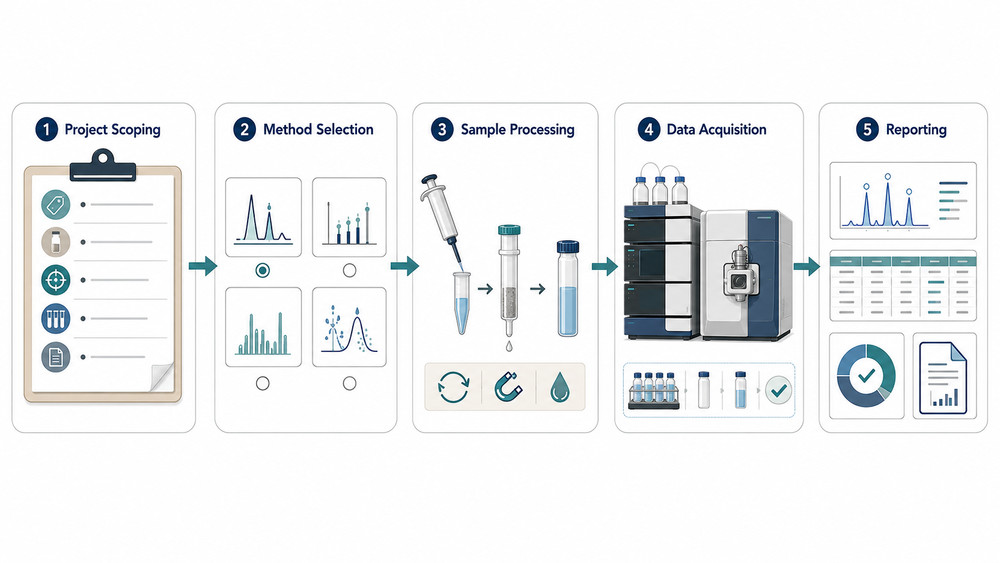 Fig.2 Workflow overview for glycosphingolipid isomer resolution analysis. (Creative Biolabs Original)
