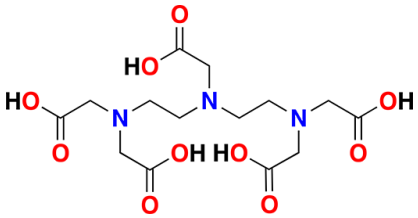Fig.1 The ligand DTPA's chemical structure. (Ashour, et al., 2018)