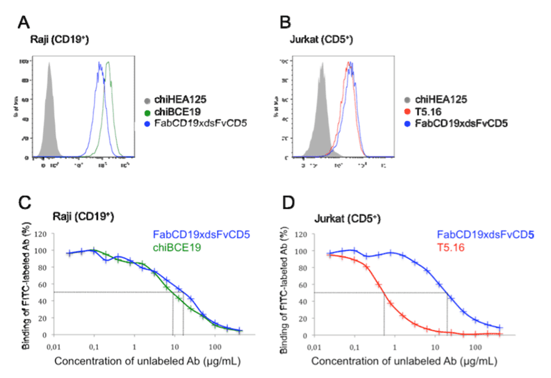 Fig. 1 BsAb analysis using flow cytometry.