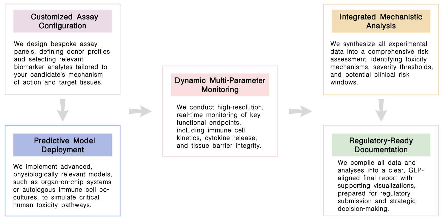 Workflow of safety & toxicity forecasting services at Creative Biolabs. (Creative Biolabs Original)