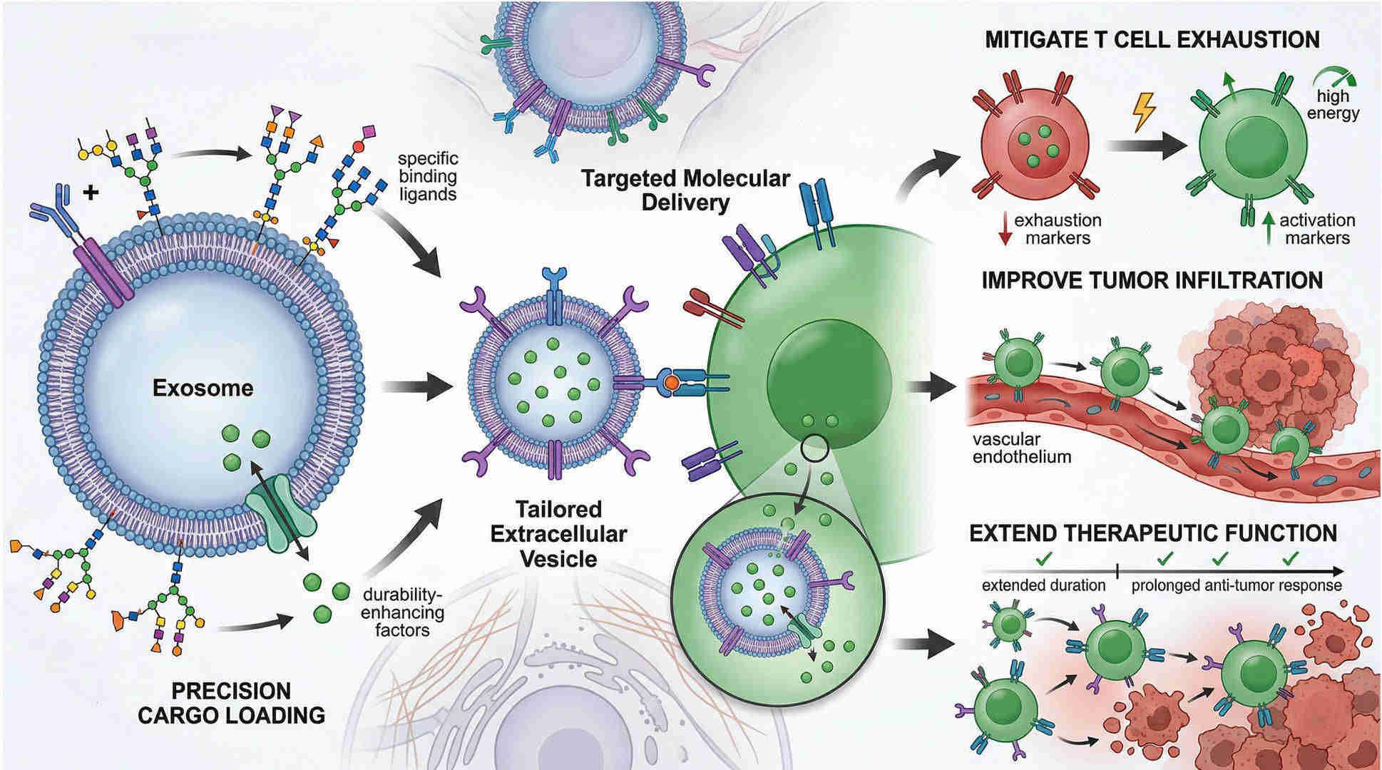Fig.1 Protein-engineered exosomes to prolong CAR-T activity. (Creative Biolabs Original)