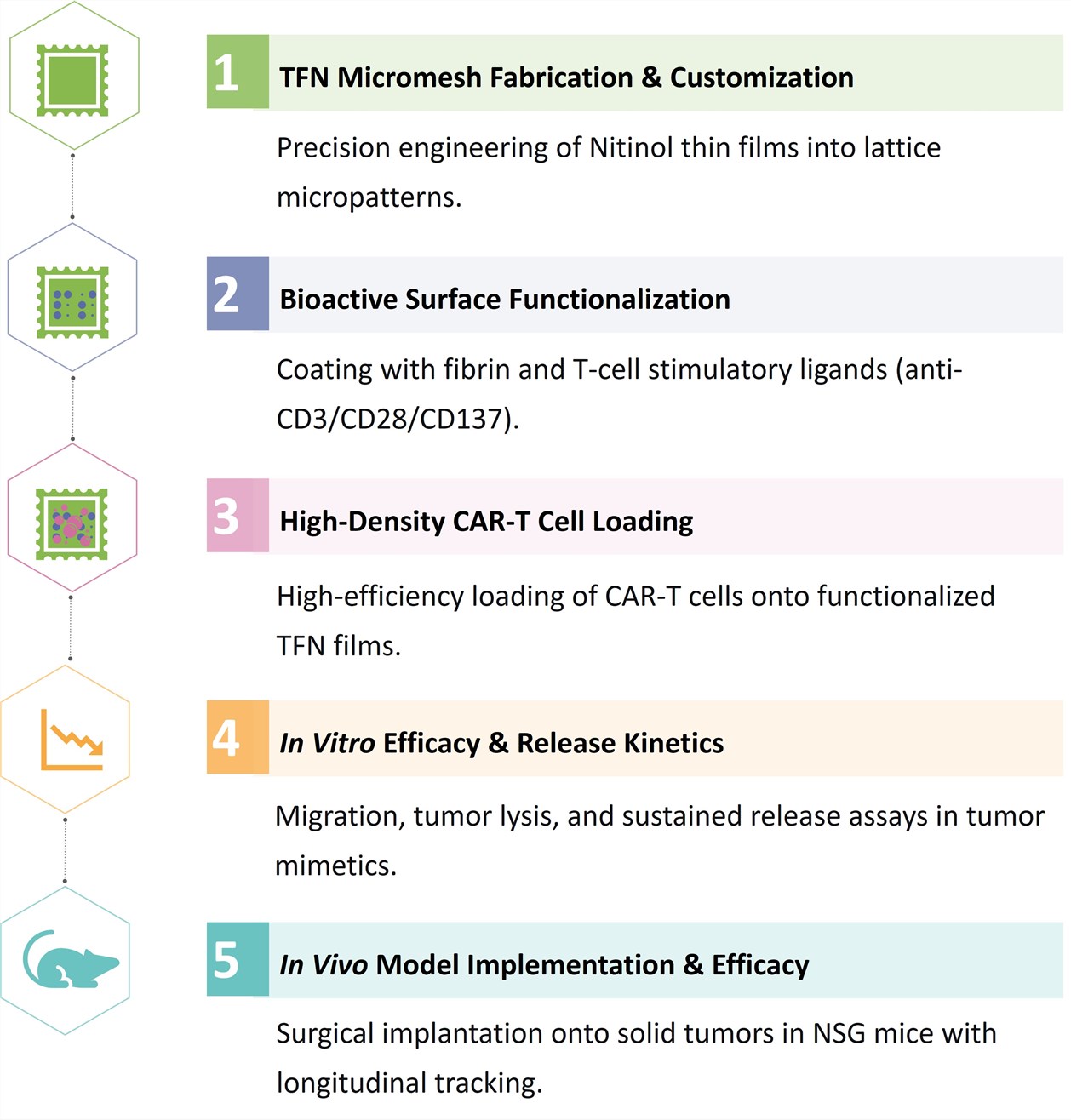 Workflow of Thin-Film Nitinol Micromesh. (Creative Biolabs Original)