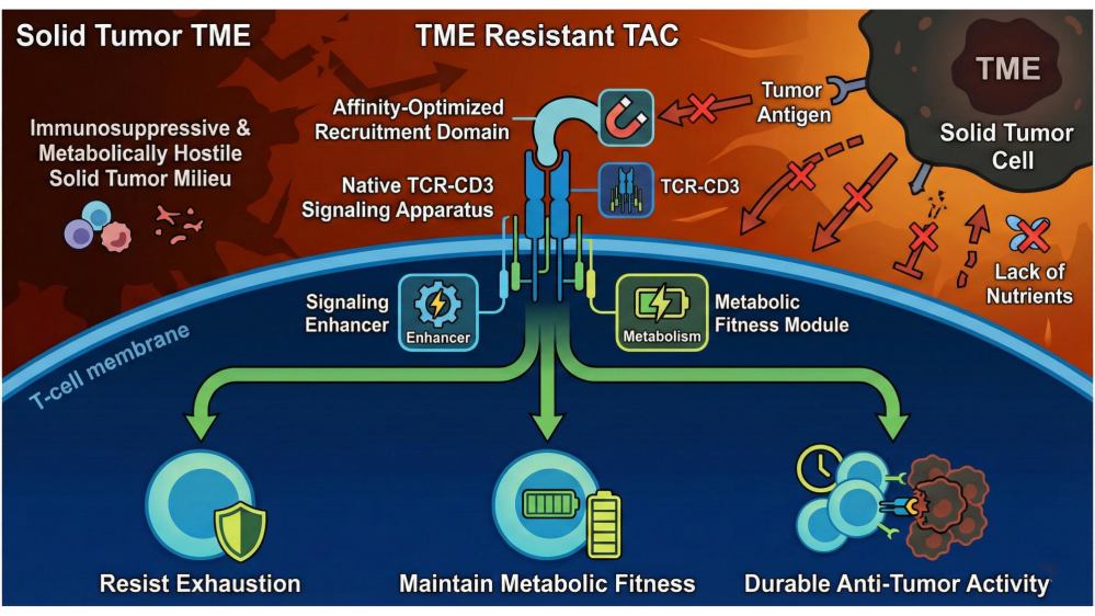 Fig.1 Design and engineering of TME-resistant TAC receptors. (Creative Biolabs Original)