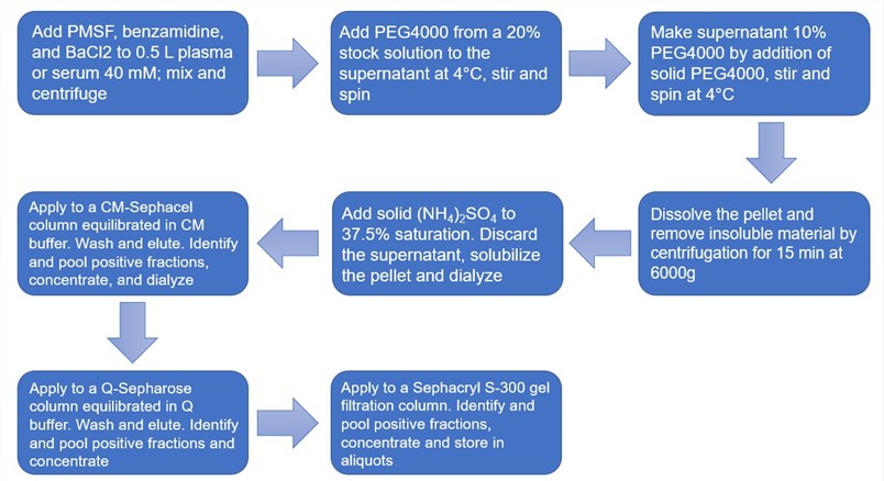 Flow chart of C8 purification protocol.