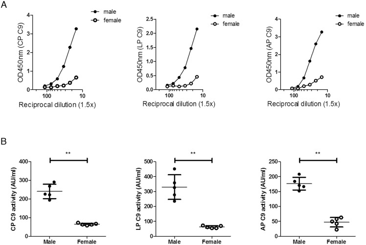Functional serum complement activities at the level of C9 activation. (OA Literature) 