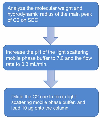 Flow chart of C2 SEC MALS protocol.