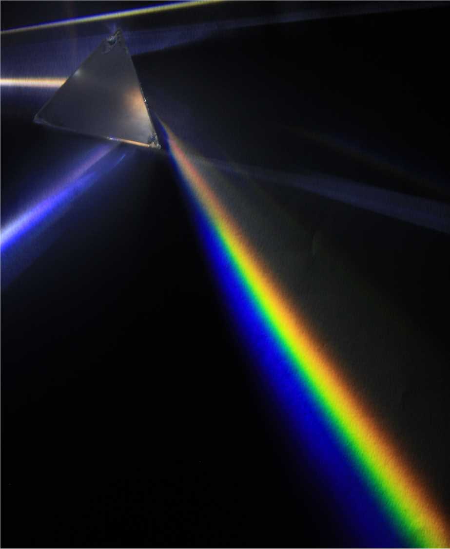 Fig.1 Spectroscopy. (From Wikipedia: By D-Kuru - Own work, https://commons.wikimedia.org/wiki/File:Light_dispersion_of_a_mercury-vapor_lamp_with_a_flint_glass_prism_IPNr%C2%B00125.jpg)