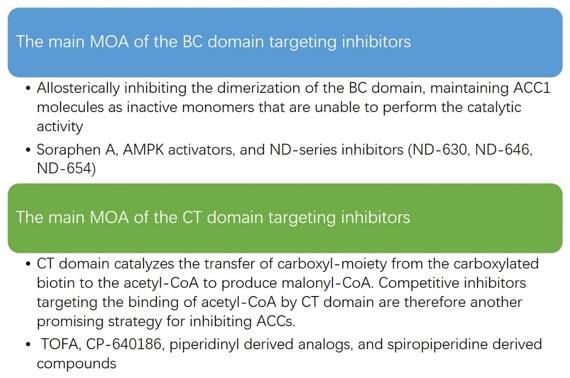ACCs inhibitors and its MOA