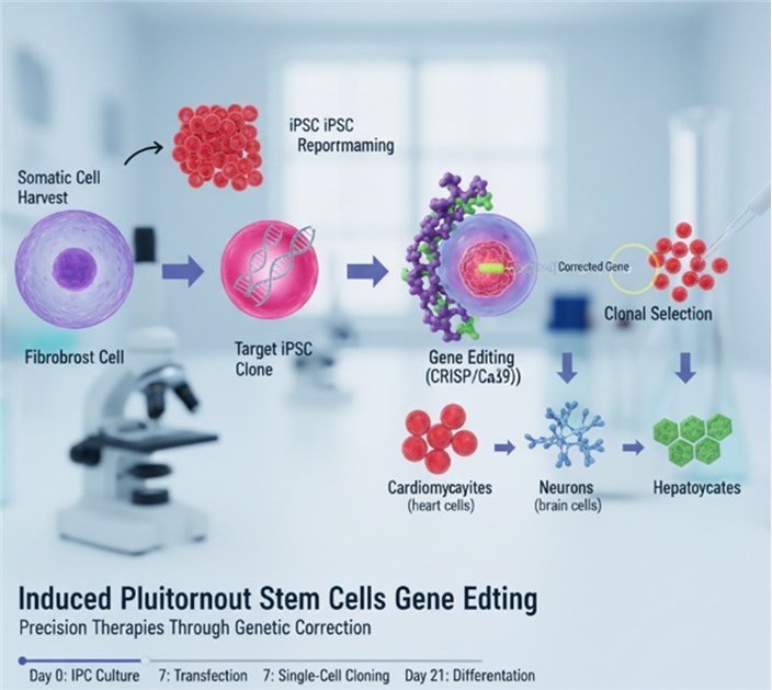 A picture of custom iPSC gene editing services. (Creative Biolabs AI)