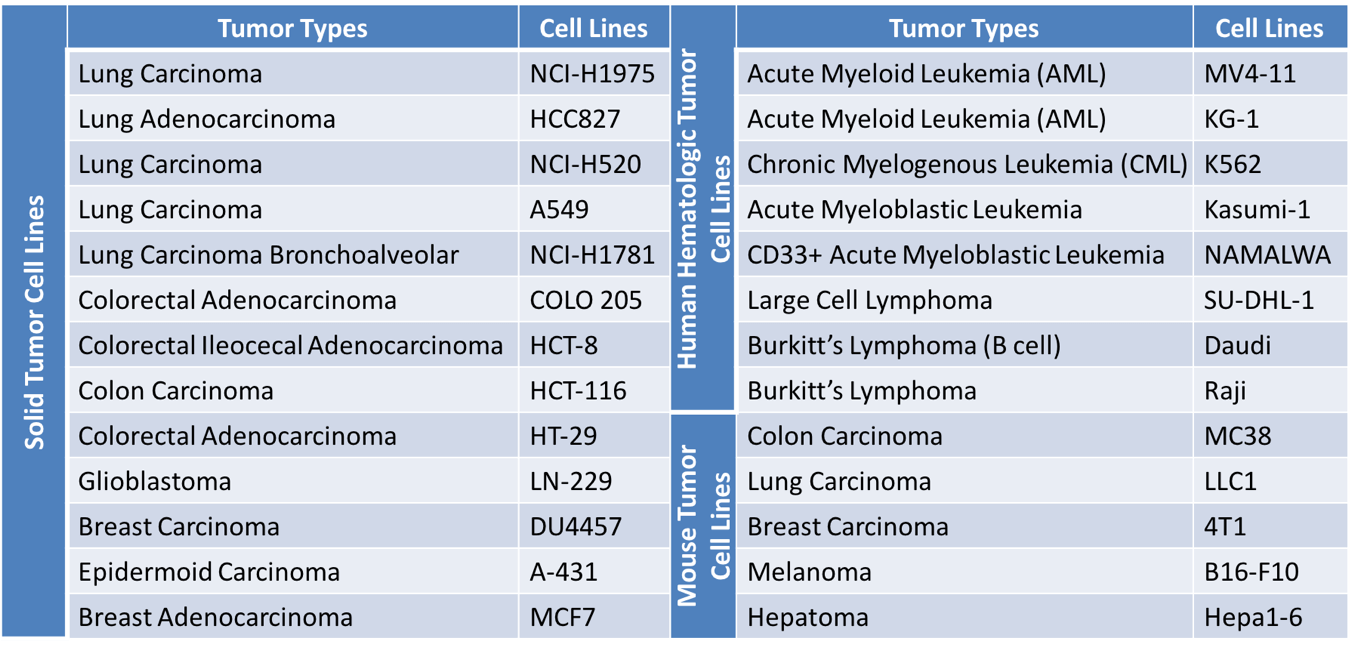 Subcutaneous Tumor Models