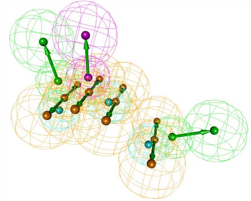Pharmacophore modeling service. (https://commons.wikimedia.org/wiki/File:PharmacophoreModel_example.svg)