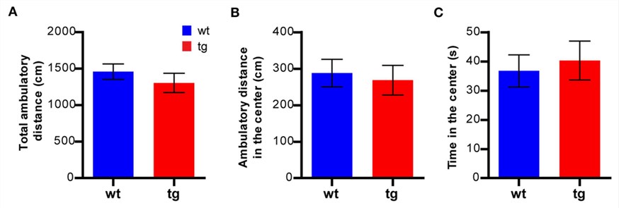 Fig.1 A reduction in the immature, adult-born tate granule cells (DGC) population does not affect anxiety-like behavior in the open field test. (Deng et al. 2015)