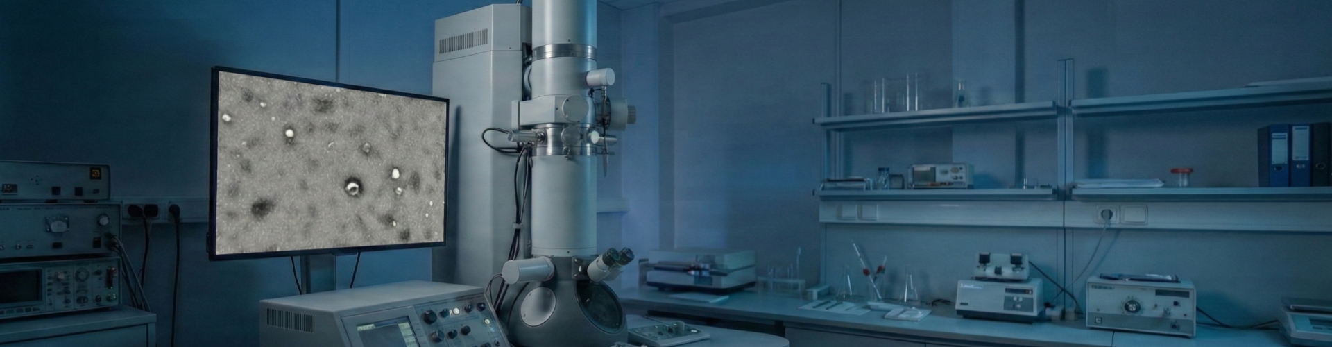 Fig.3 Exosomes were observed using a transmission electron microscope. (Creative Biolabs AI)