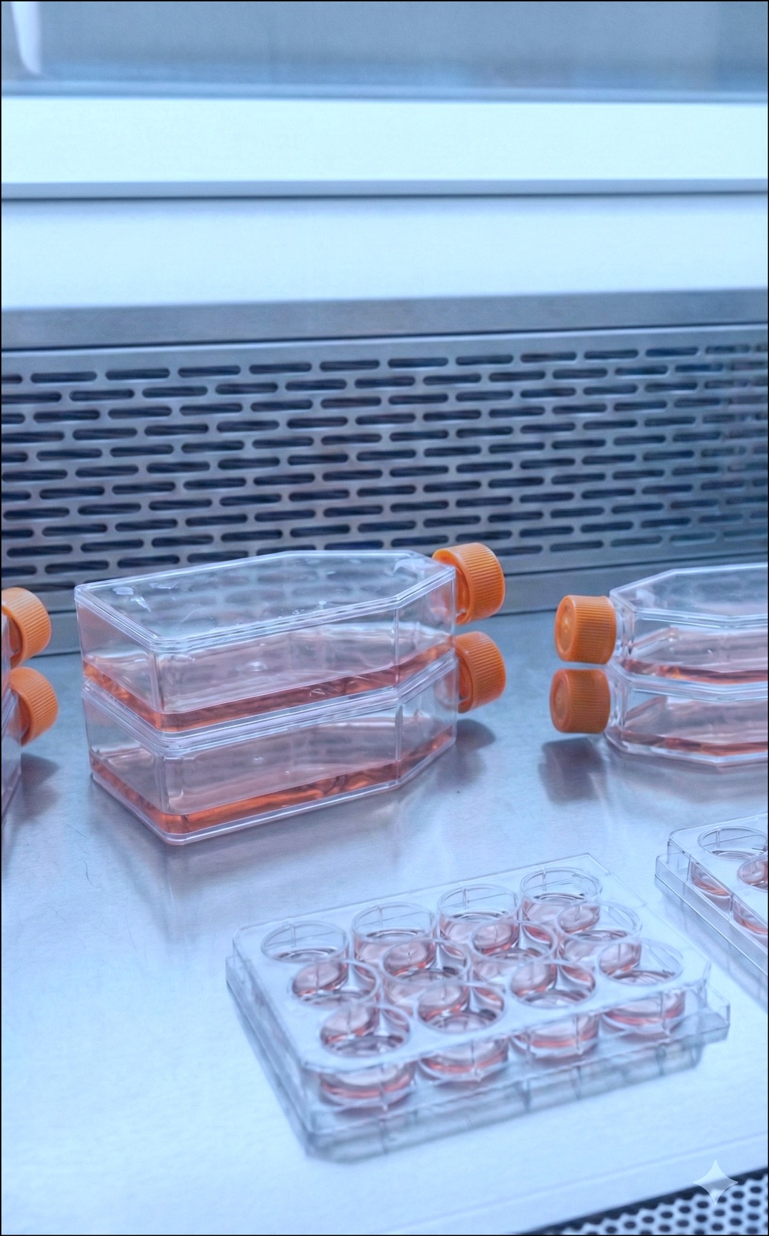 Fig.7 Cell culture in the laboratory. (Creative Biolabs AI)