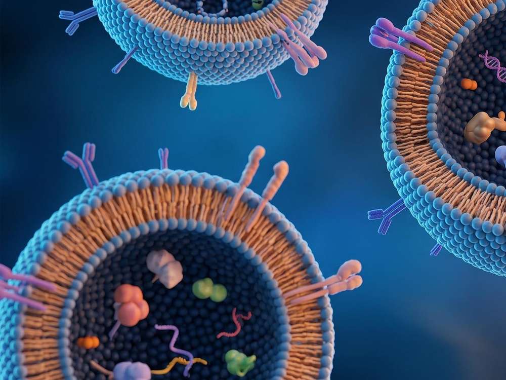Fig.2 The structure of exosomes. (Creative Biolabs AI)
