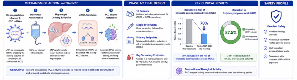 Figure 2. Clinical translation of mRNA protein replacement in propionic acidemia. (Creative Biolabs Original)