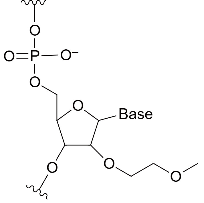 2'-O-Methoxyethyl (MOE) Chemical Structure