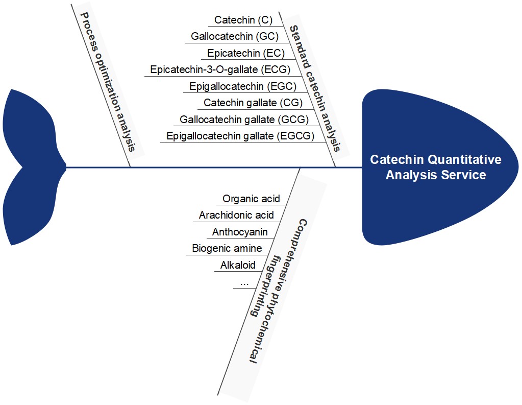 Comprehensive catechin profiling service. (Creative Biolabs Original)