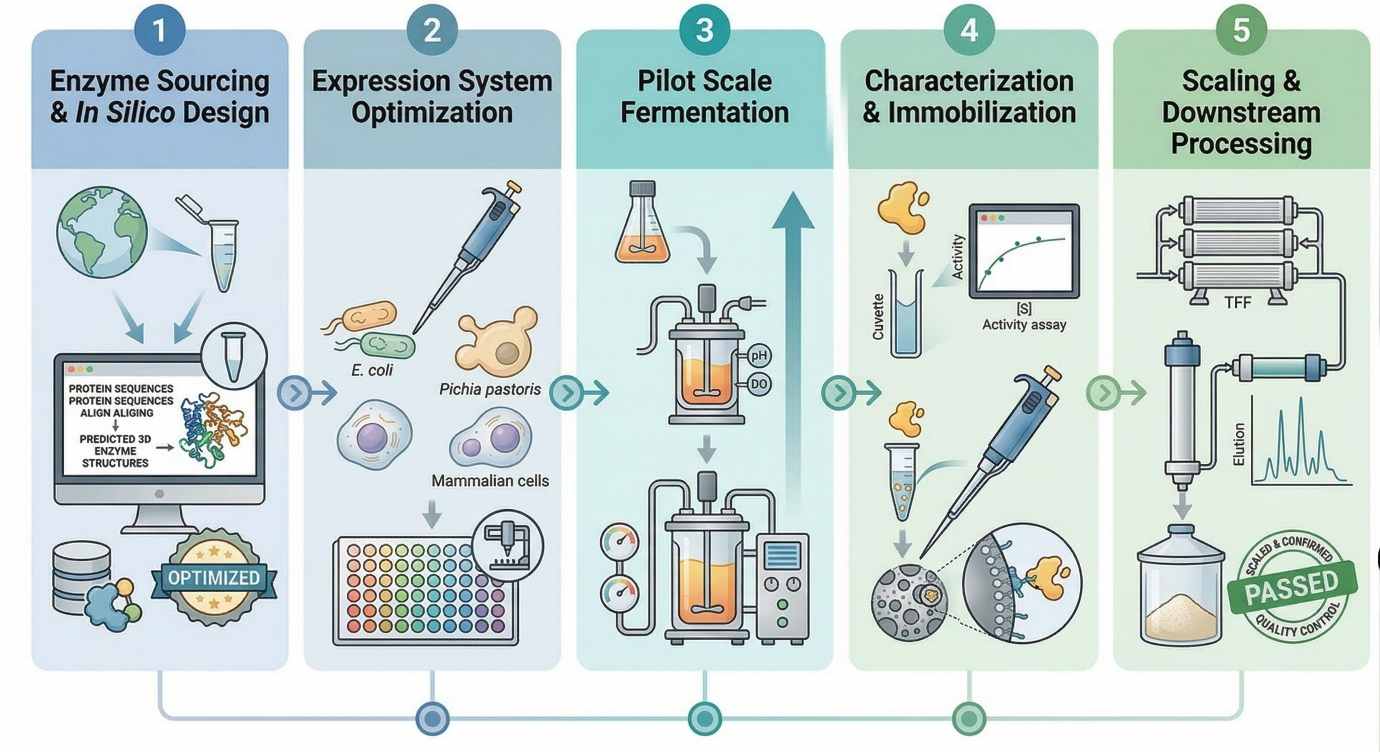 Fig. 2. DPE production workflow. (Creative Biolabs AI)