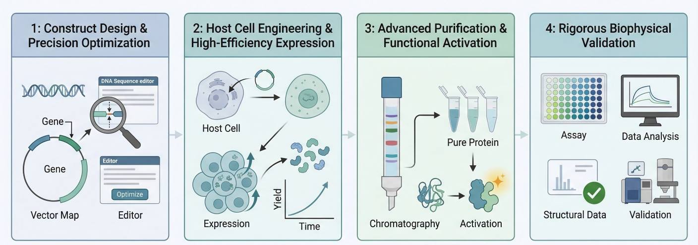 Fig. 2. ADAM development workflow. (Creative Biolabs AI)