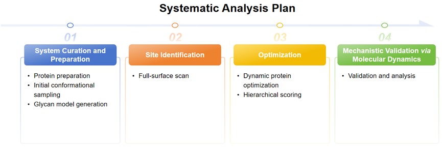 General workflow of the glycan crystal prediction service. (Creative Biolabs Original)