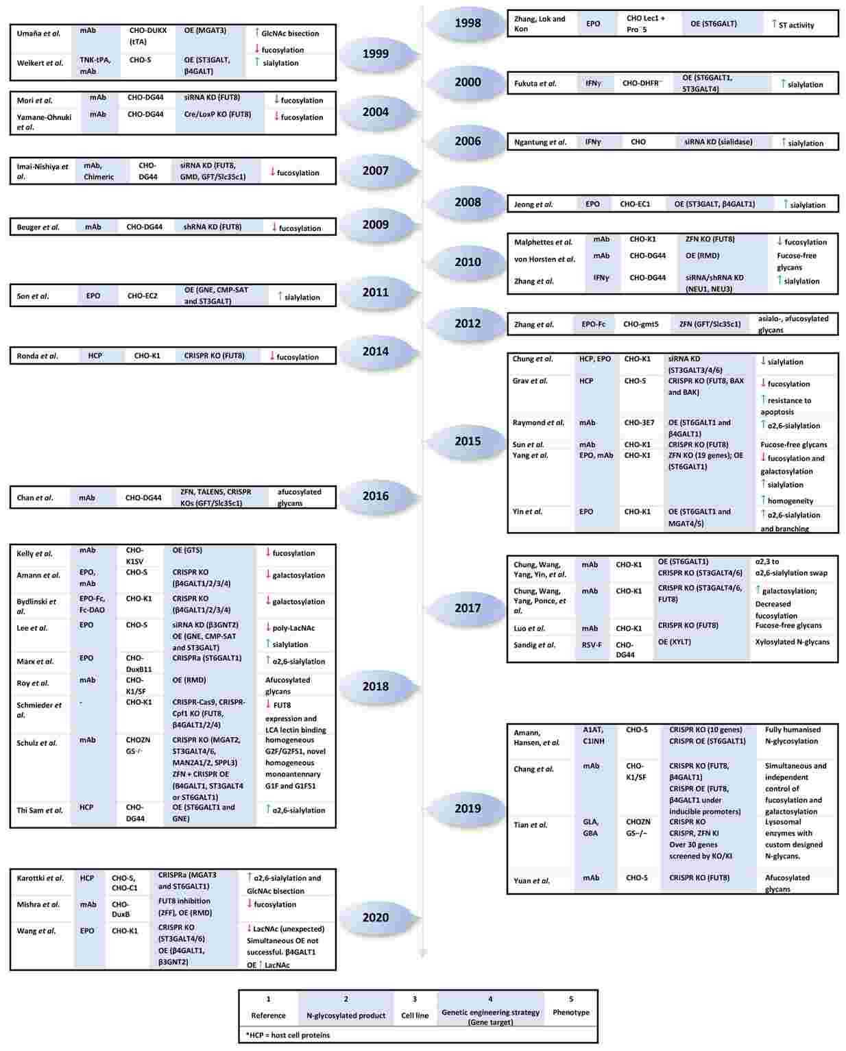Fig.2 Genetic engineering for improved control of glycosylation pathways.