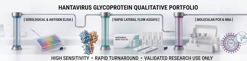 Diverse Hantavirus glycoprotein qualitative kit. (Creative Biolabs AI)