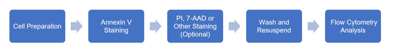 Fig.1 Workflow of flow cytometry-based Annexin V apoptosis assay. (Creative Biolabs original)