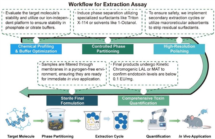 A simple procedure for the extraction assay. (Creative Biolabs Original)