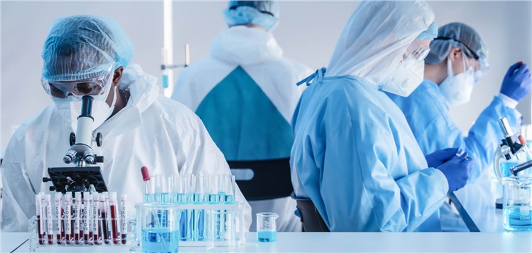 Fig.1 Men are doing biological testing. (Creative Biolabs Authorized)