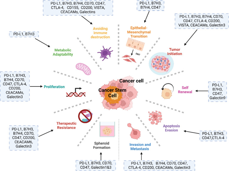 Fig 1. Impact of tumor-associated immune checkpoints. (OA Literature)