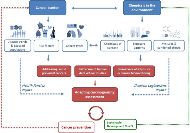 Fig.1 Toward cancer prevention: An integrated strategy for assessment, policy, and action. (OA Literature)