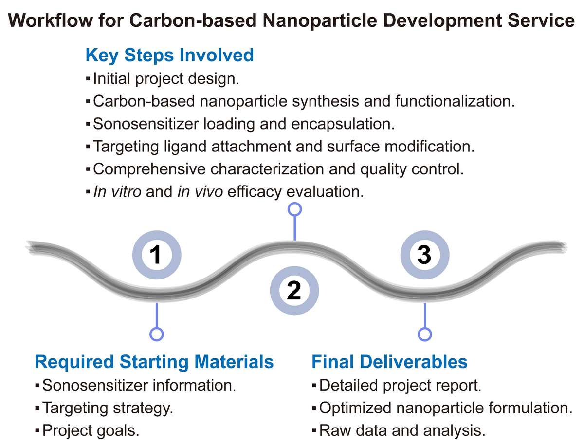 A simple procedure for carbon-based nanoparticle development service. (Creative Biolabs Original)
