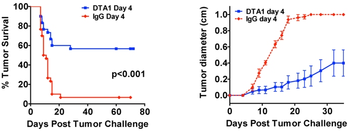 Fig.1 The anti-GITR antibody DTA-1 was used for melanoma. (Cohen, et al., 2010)
