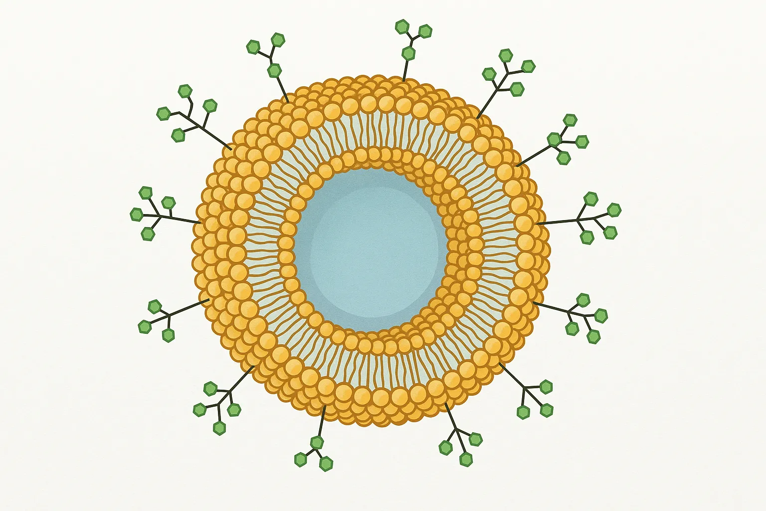 Fig. 7 Glycan-decorated Liposome (Creative Biolabs Original)