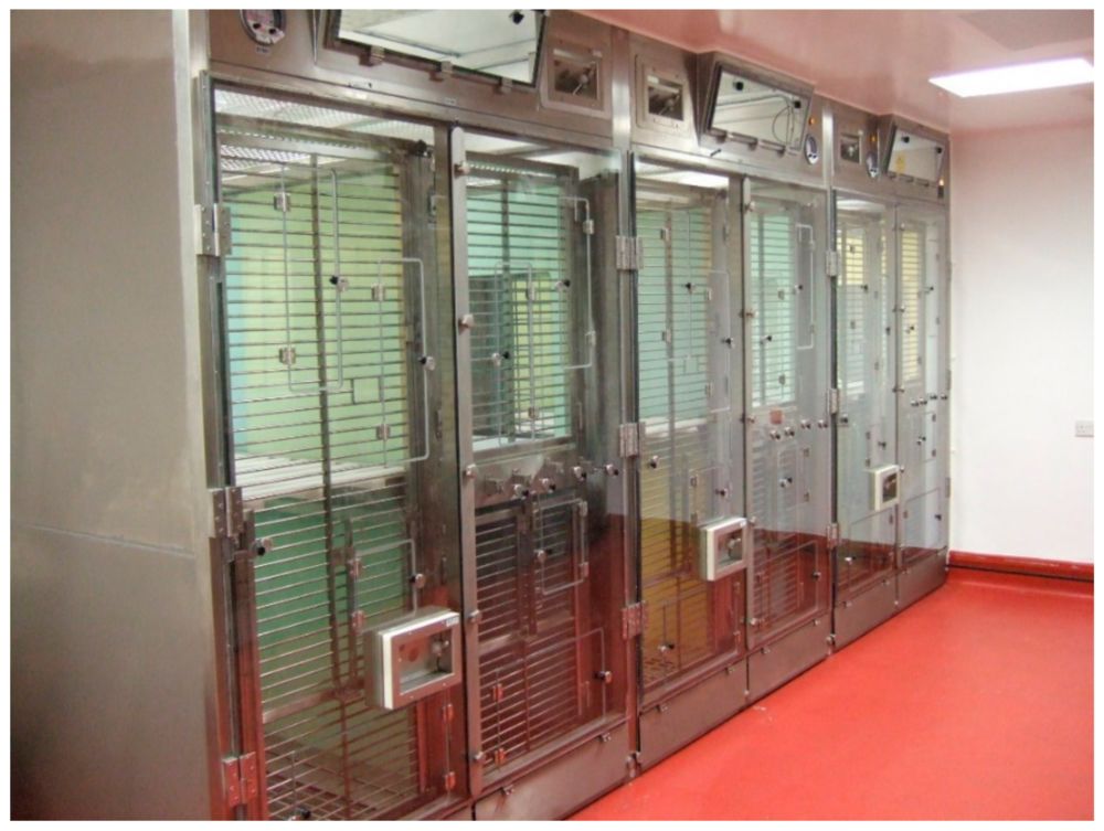 Containment system for group housing of macaques. (OA Literature)