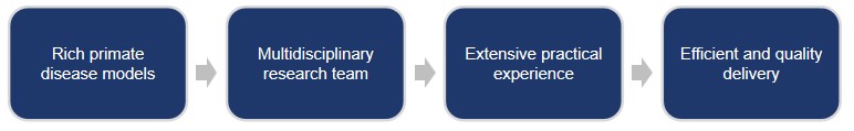 Fig.1 The strengths of Creative Biolabs in NHP-based neurological gene therapy services (Creative Biolabs Original)