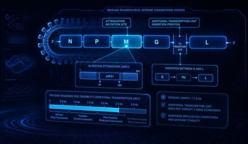 Maraba virus engineering design