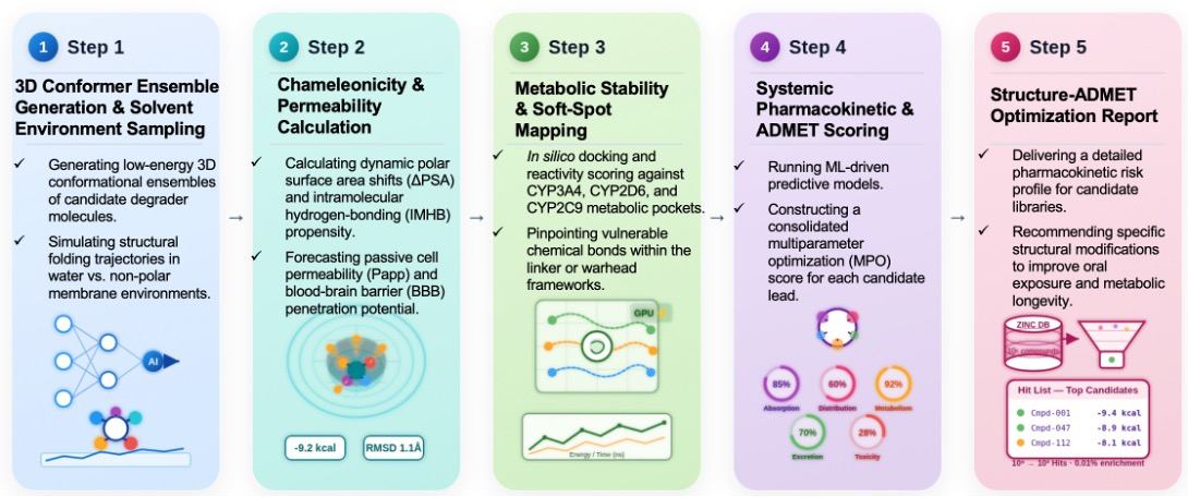 Workflow of In Silico ADMET Prediction Service. (Creative Biolabs AI)