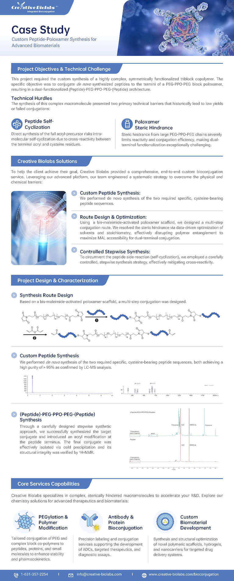 Fig.1 Custom Peptide-Poloxamer Synthesis for Advanced Biomaterials. (Creative Biolabs Original)