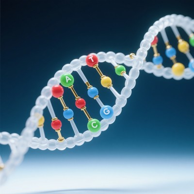 Fig.3 Genes made up of base pairs. (Creative Biolabs AI)