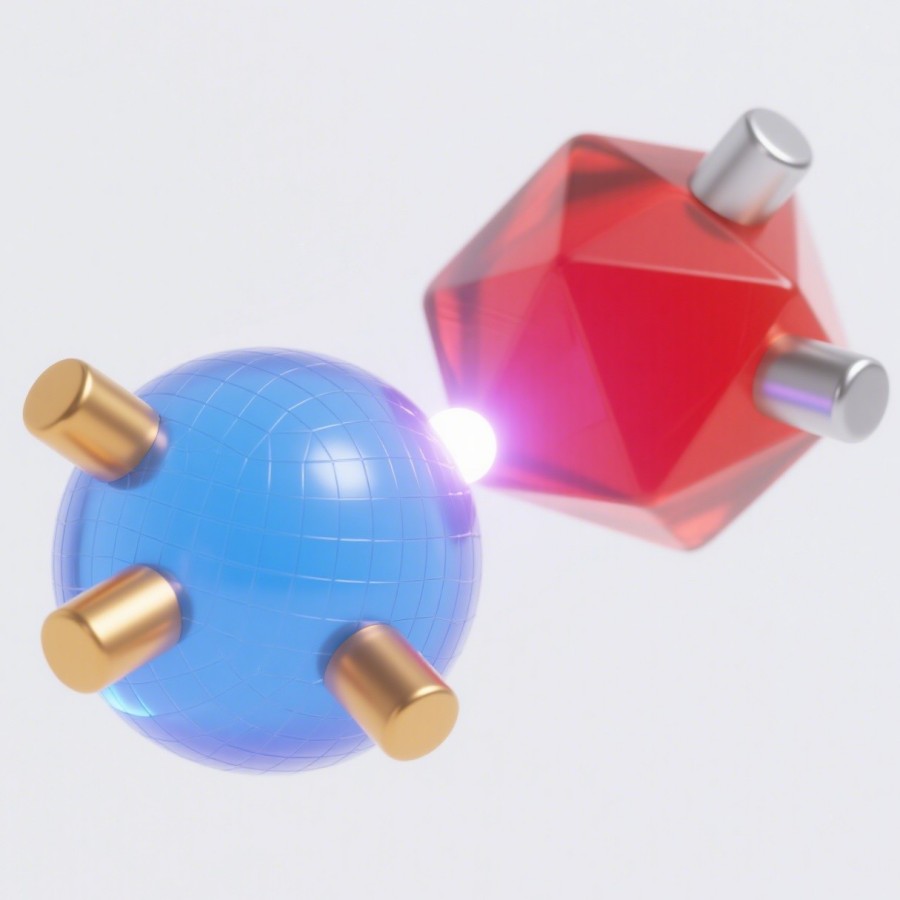 Fig.8 The binding of two molecules. (Creative Biolabs AI).